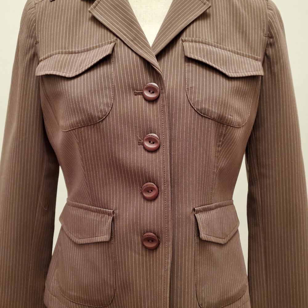Brand: TAPE.MEASURE Blazer Jacket Brown Sz 4